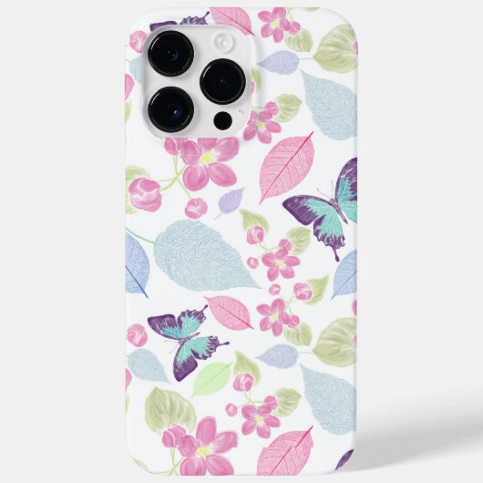 Coques Case-Mate iPhone Modèle Floral frais (Verso)
