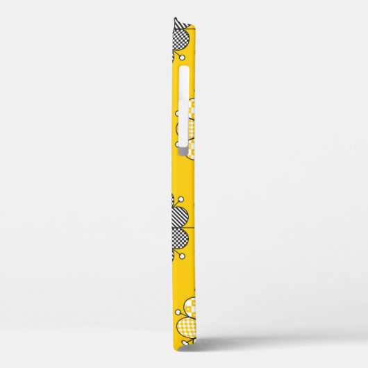 Coques Case-Mate iPhone Modèle floral jaune simple (Verso / Gauche)