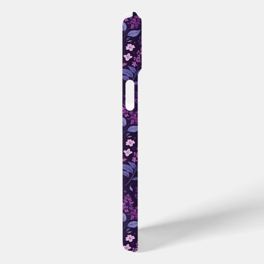 Coques Case-Mate iPhone Modèle floral Lilac dynamique (Verso / Droite)