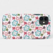 Coques Case-Mate iPhone Modèle floral lunaire (Dos (Horizontal))