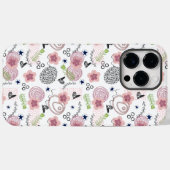 Coques Case-Mate iPhone Modèle floral mou (Verso (horizontal))