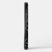 Coques Case-Mate iPhone Modèle floral noir et blanc (Verso / Droite)