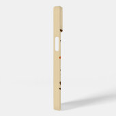 Coques Case-Mate iPhone Modèle Floral Orange Rétro (Verso / Droite)