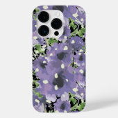 Coques Case-Mate iPhone Modèle Floral pourpre (Verso)