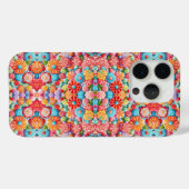 Coques Case-Mate iPhone Modèle floral principalement rose (Verso (horizontal))