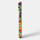 Coques Case-Mate iPhone Modèle floral psychédélique (Verso / Gauche)