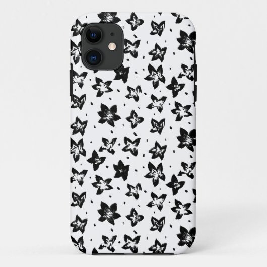 Coques Case-Mate iPhone Modèle floral reconstruit - Goth chromatique (Dos)