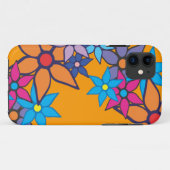 Coques Case-Mate iPhone Modèle floral rétro (Dos (Horizontal))