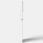 Coques Case-Mate iPhone Modèle Floral Rose blanc & or Plate (Verso / Droite)