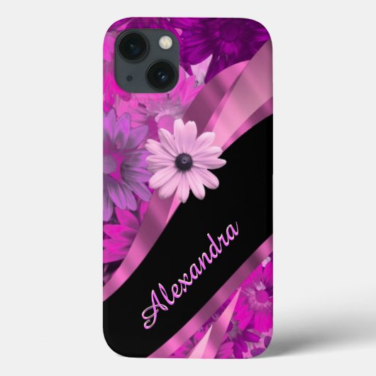 Coques Case-Mate iPhone Modèle floral rose joli personnalisé (Verso)