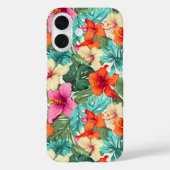 Coques Case-Mate iPhone Modèle floral tropical vibre (Verso)