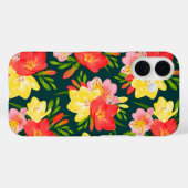 Coques Case-Mate iPhone Modèle floral tropical vibre (Verso (horizontal))