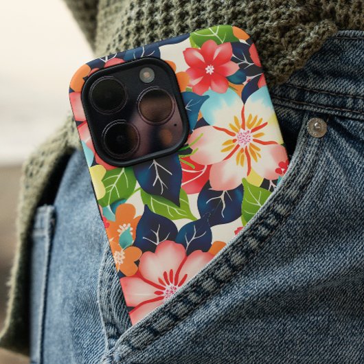 Coques Case-Mate iPhone Modèle floral tropical vibre