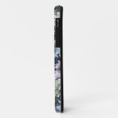 Coques Case-Mate iPhone Modèle floral vert gris (Dos/Gauche)