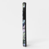 Coques Case-Mate iPhone Modèle floral vert gris (Dos/Gauche)