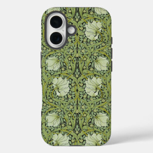 Coques iPhone 16 Modèle floral vintage William Morris Pimpernel