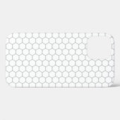 Coques Case-Mate iPhone Modèle hexagone motif Honeypeb (Verso (horizontal))