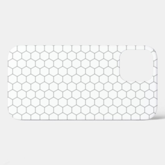 Coques Case-Mate iPhone Modèle hexagone motif Honeypeb (Verso (horizontal))