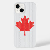 Coques Case-Mate iPhone Modèle Knit Maple Leaf Tricot Motif (Verso)