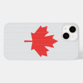 Coques Case-Mate iPhone Modèle Knit Maple Leaf Tricot Motif (Verso (horizontal))