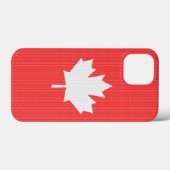 Coques Case-Mate iPhone Modèle Knit Maple Leaf Tricot Motif (Verso (horizontal))