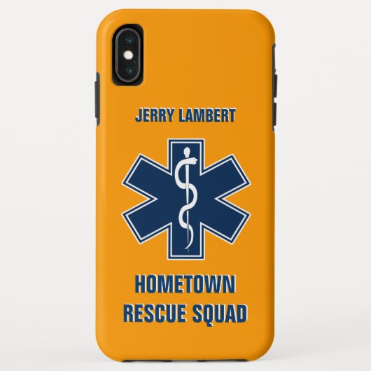 Coques Case-Mate iPhone Modèle nommé de l'infirmier EMT (Dos)