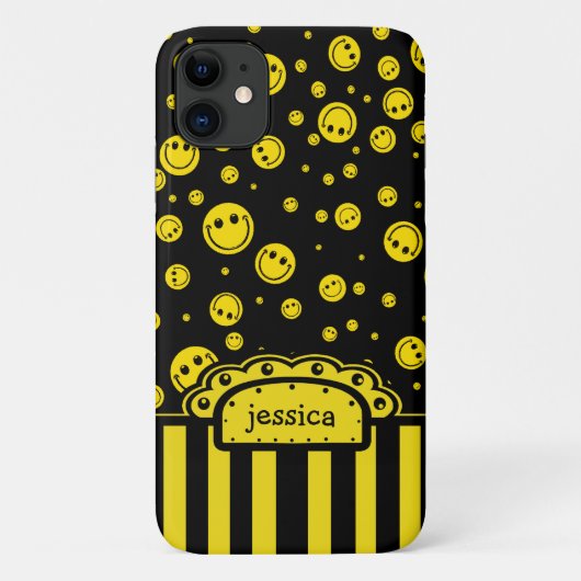 Coques Case-Mate iPhone Modèle nommé de PolkaDot (Dos)