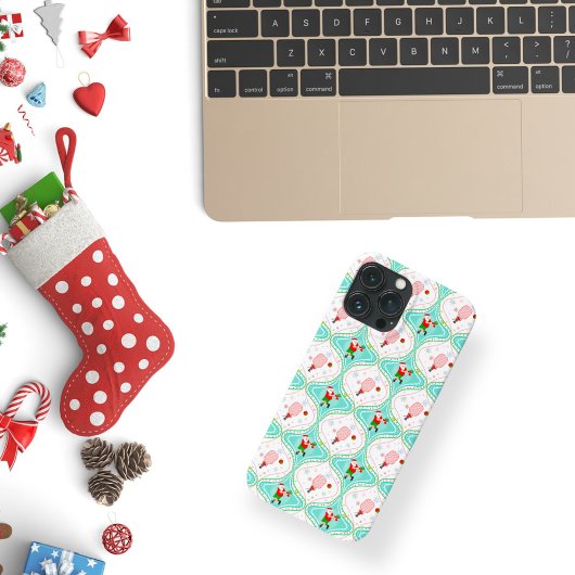 Coques Case-Mate iPhone Modèle Ogee Santa Noël Pickleball