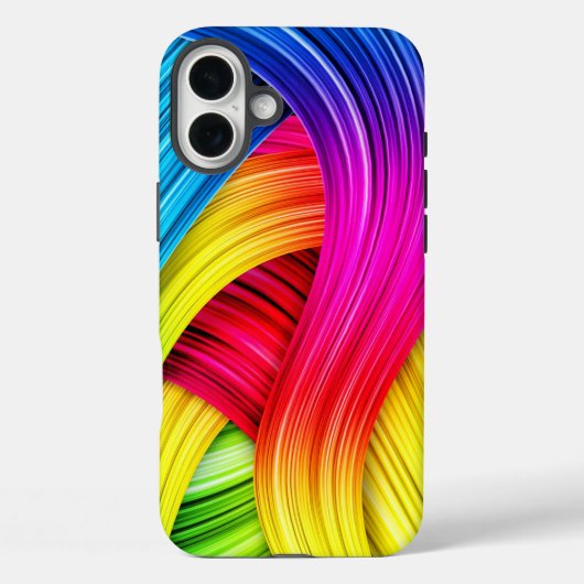 Coques Case-Mate iPhone Modèle ondulé abstrait de modèle personnalisé (Verso)
