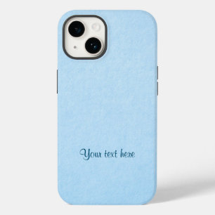Coque Pour iPhone 14 Modèle Pastel bleu uni couleur