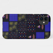 Coques Case-Mate iPhone Modèle patchwork du 4 juillet - 4 juillet (Dos (Horizontal))