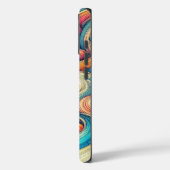 Coques Case-Mate iPhone Modèle personnalisé impression psychédélique ondul (Verso / Gauche)