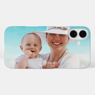 Coques iPhone 16 Plus Modèle photo horizontal personnalisé