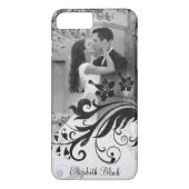 Coques Case-Mate iPhone Modèle photo noir blanc (Dos)