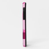 Coques Case-Mate iPhone Modèle photo rose de damassé (Dos/Gauche)
