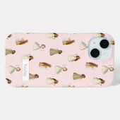 Coques Case-Mate iPhone Modèle Princesse avec nom (Verso (horizontal))