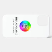 Coques Case-Mate iPhone Modèle promotionnel de logo d'entreprise personnal (Verso (horizontal))