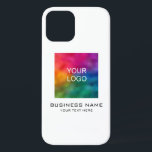 Case-Mate iPhone Case Modèle promotionnel personnalisé<br><div class="desc">Téléchargez votre entreprise Logo d'entreprise ici Personnalisable moderne élégant minimaliste Modèle blanc Boîtes de téléphone & Accessoires / coques iphone / À peine Il Style Apple iPhone 12 Coque.</div>