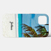 Coques Case-Mate iPhone Modèle Tropical Paradise, personnalisable (Verso (horizontal))