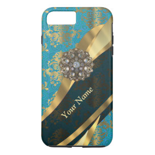 Etui iPhone Case-Mate Modèle vintage bleu clair personnalisé
