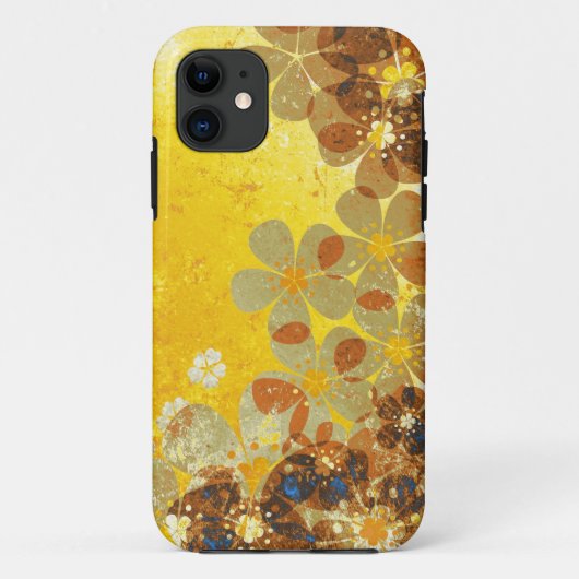 Coques Case-Mate iPhone Modèle vintage jaune (Dos)