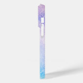 Coques Case-Mate iPhone Modèle vitreux ombre Blue Purple Glitter (Verso / Gauche)