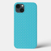 Coques Case-Mate iPhone Modèle Zebra bleu (Verso)