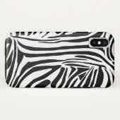 Coques Case-Mate iPhone Modèle Zèbre (Dos (Horizontal))