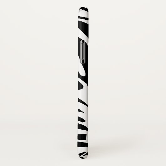 Coques Case-Mate iPhone Modèle Zèbre (Dos/Droite)