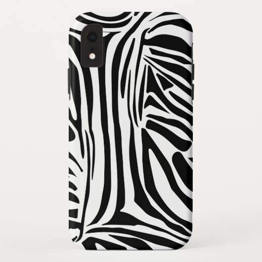 Coques Case-Mate iPhone Modèle Zèbre (Dos)