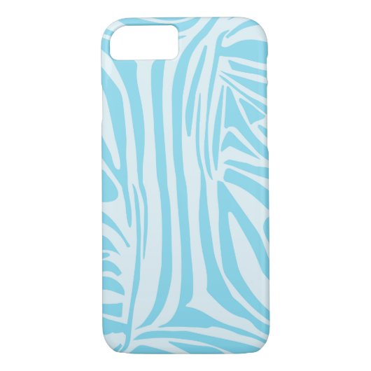 Coques Case-Mate iPhone Modèle Zèbre Bleu (Dos)