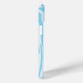 Coques Case-Mate iPhone Modèle Zèbre Bleu (Verso / Droite)