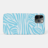 Coques Case-Mate iPhone Modèle Zèbre Bleu (Dos (Horizontal))