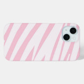 Coques Case-Mate iPhone Modèle Zèbre rose clair (Verso (horizontal))